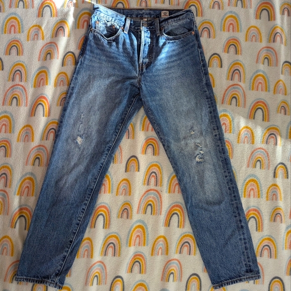 Levi's White Oak Cone Denim Selvedge Straight Leg Jeans size 27 - Picture 2 of 8